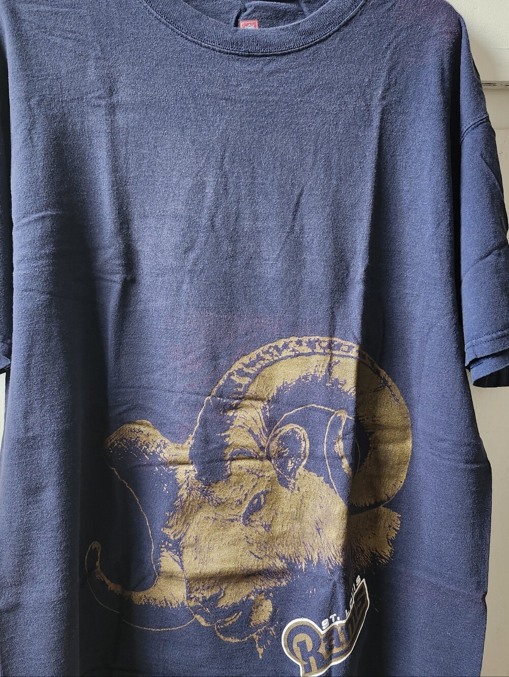 NFL Rams 2000 Ram Graphic Tee By NFL Apparel L